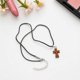 thumbnail image 2 of 3pcs Wooden Cross Pendant Necklace: For Women Men Teens - Lightweight Mini Crosses With Adjustable Rope Chain For Diy Jewelry Everyday Wear, 2 of 3
