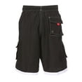 thumbnail image 2 of Sakkas Mens Contrast Stripes Skate Surf Board Short / Swim Trunks - Black - Large, 2 of 2