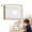 White, variant on NUOKO Double-Layer Clear Nylon Document Bags with Label, File Puzzle Storage Organizer for Office Travel Supplies Mesh Zipper Pouch Bag with Handle