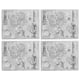 thumbnail image 5 of 4 Uds. Sellos transparentes, plantillas transparentes decorativas de forma única para manualidades de álbumes de recortes DIY, 5 of 8