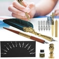 thumbnail image 1 of Vintage Pen Set Calligraphy Writing Drawing Quill Kit Craft Collection for Art Enthusiasts, 1 of 7