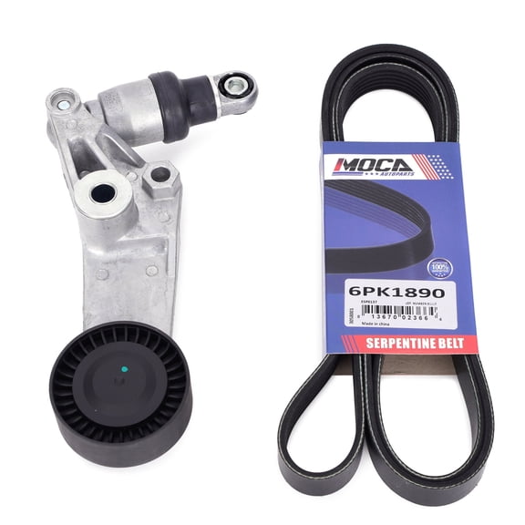 MOCA AUTOPARTS 90K-38286B Serpentine Drive Belt Component Kit Fit for 1998-2002 Toyota Corolla 1.8L & 2000-2002 Toyota Celica 1.8L