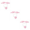 thumbnail image 4 of bedienty Silicone Waterproof Nose Clip Swimming Earplug Portable Ear Protector Pink 3Set, 4 of 6