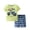 Khaki, variant on Edvintorg Toddler Boys Cotton Clothing Sets Short Sleeve Tee and Shorts Sets Summer Beach Outfit Kids Clothes Boys