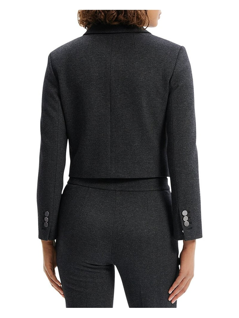 ジャケット THEORY WOOL BOXY JACKET Theory Wool-Blend Boxy Crop Jacket | Saks Fifth Avenue
