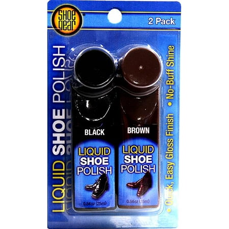Shoe Gear Sg Liq Polish .84oz Blk/br 2pk