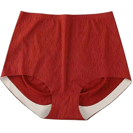 UAMVSH Womens Underwear High Waisted Soft Stretchy Briefs Seamless Full Coverage Panty No Show Underpant
