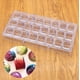 thumbnail image 1 of HAPYLY Molde para hacer chocolate con forma de corrugado cilíndrico de 24 rejillas, molde para hacer chocolate de policarbonato transparente, 1 of 6