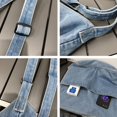 thumbnail image 5 of Denim Shoulder Bag Canvas Messenger Bag for Women Men Tote Bag Casual Retro Aesthetic Crossbody Bag Handbag, 5 of 8