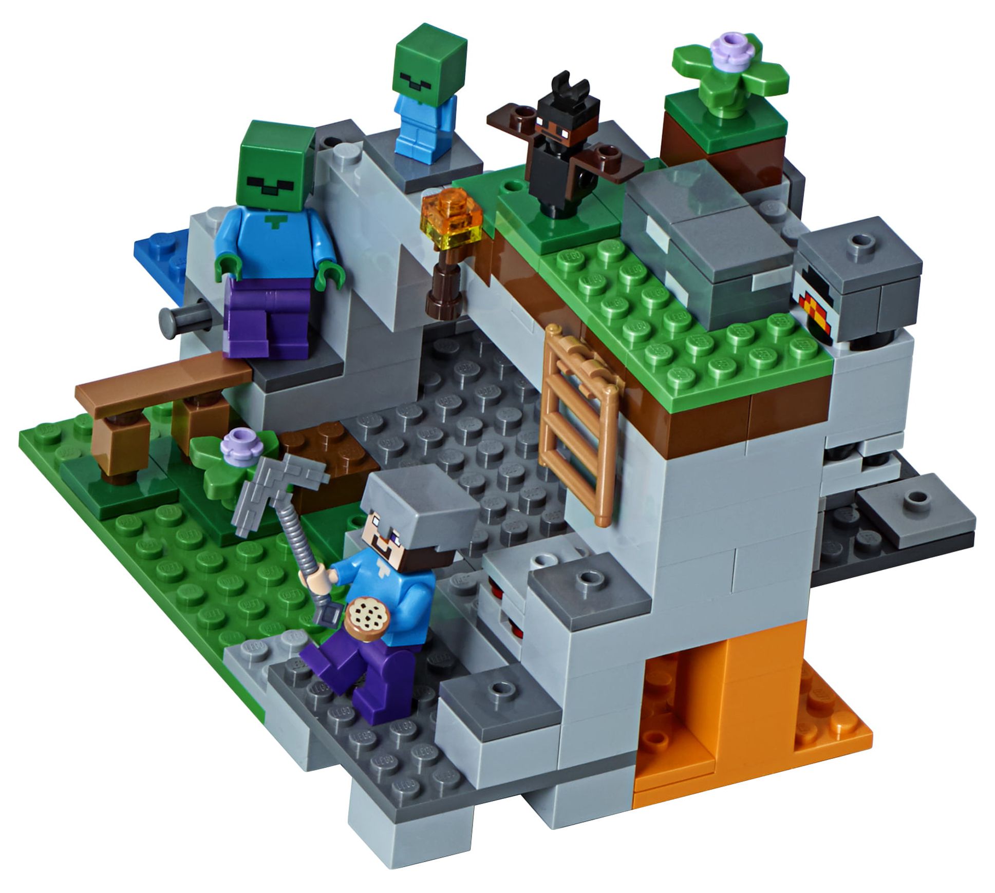 LEGO Minecraft The Zombie Cave 21141 Building Kit for Creative Play - image 2 of 7