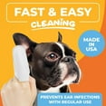 thumbnail image 2 of Paw Science Finger Wipes Soothing Dog Ear Cleaner, 2 of 8