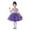 R45/Purple, variant on Vividxx Toddler Girls Dresses Summer Casual Dress With Floral Printed Puff Sleeves And Elastic Waist For Toddler Kids Party 3-4 Years