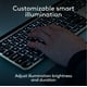 thumbnail image 3 of Teclado inalámbrico Logitech MX Keys S para Mac Space Grey, 3 of 9