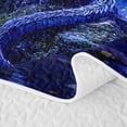 thumbnail image 5 of Erosebridal Cosmic Lotus Dragon Bed Spread Queen,Purple Starry Night Fantasy Queen Coverlet Set For Boys,3 Pieces, 5 of 7
