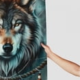 thumbnail image 3 of Orinice Wolf Feathers Dream Catcher Bathroom Decor Set, Colorful Luxurious Graphic Print Polyester Fabric Fashion Shower Curtain with Hooks, Waterproof Chic Modern Decor 60x72, 3 of 7