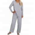 thumbnail image 4 of BILIKEYU Women's Thermal Winter Warm Fleece Lined Loungewear Set, Womens Pajamas Set, Womens Thermal Set, Loungewear Sets Woman, 4 of 6