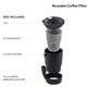 thumbnail image 2 of Filtro de café reutilizable Cofe compatible con Keurig My K-Cup 1.0 y 2.0 y todas las cafeteras domésticas Keurig (negro, 2 unidades/paquete), 2 of 7