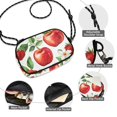 thumbnail image 3 of FORMRS Mini Crossbody Bag for Women Adjustable Rope Shoulder Casual Phone Purse, Apple Pattern, 3 of 7