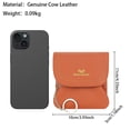 thumbnail image 4 of Royal Bagger Kiss Lock Coin Purse for Women RFID Simple Card Holder with Removable Keychain Genuine Leather Storage Bag 2622, 4 of 10