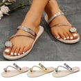 thumbnail image 7 of CQONEPT Women's Flat Sandals - Strappy Braided Sandals, Beach Sandals for Women Dressy Summer Size 9 Rose Gold, 7 of 7