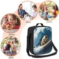 thumbnail image 5 of Picia Surfing Guinea Pig Lunch box Lunch bag for men women Large capacity Lunchbox Reusable Lunch bags Insulated Lunch bag Lunch box cooler, 5 of 9