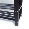 thumbnail image 3 of Ktaxon 3 Tier Bamboo Shoe Rack Bench Storage Shelf Organizer Entryway Home Furni, 3 of 4