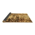 thumbnail image 2 of Ahgly Company Indoor Round Abstract Brown Modern Area Rugs, 4' Round, 2 of 4