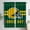 Green Bay, variant on Buffalo Themed Blackout Curtain Panels, 72"Wx63"L, 2 Piece