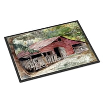 Carolines Treasures 8740JMAT Old Barn Doormat 24x36 36"L x 24"W multicolor