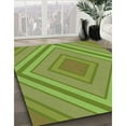 thumbnail image 3 of Ahgly Company Machine Washable Indoor Rectangle Transitional Green Area Rugs, 7' x 9', 3 of 7