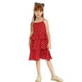 thumbnail image 5 of LittleSpring Little Girls Polka Dot Sundress, Sleeveless Dress, Size 8, 5 of 6