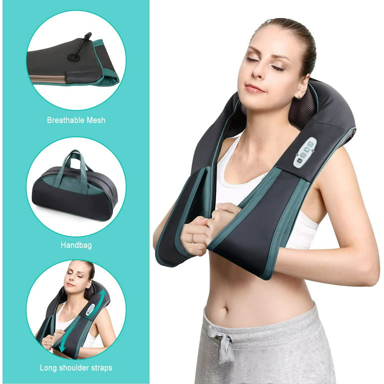 Shiatsu Neck and Back Massager with Heat , Deep Tissue Kneading Sports  Recovery Massagers for Neck, Back, Shoulders, Foot , Rela - AliExpress