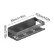 thumbnail image 3 of Estante de almacenamiento para fregadero | Estante metálico de pared | Instalación sin perforación | Organizador de lavabo con espejo delantero | Acero al carbono | Gris | 11,8 x 4 x 3 pulgadas |, 3 of 6