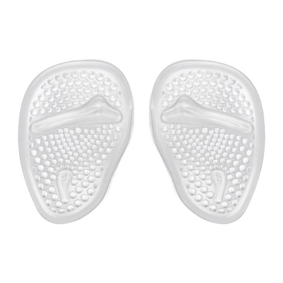 Almohadillas metatarsianas para la bola del pie, plantillas de soporte antideslizantes de silicona Transparente