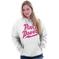 thumbnail image 5 of Pink Ribbon Power Breast Cancer Aware Hoodie Sweatshirt Women Brisco Brands L, 5 of 6