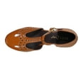 thumbnail image 4 of Diba True Women's Juke Box Leather T-Strap Mary Jane Retro Heel (Tan, 10), 4 of 5