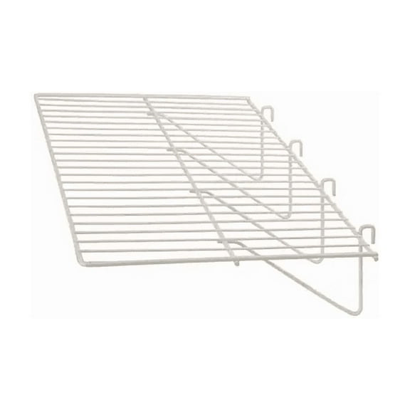 Econoco WTE-2412 12 x 23.5 in. Straight Shelf White Pack of 6