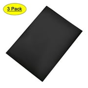 Uxcell A4 Size Plain Magnet Sheets for Crafts or Applying Adhesive Items 24 Mil Black 3 Pack