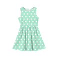thumbnail image 3 of TIREOW Girls Summer Vest Dresses Cute Sleeveless Dress Polka Dot Printed Daily A Line Casual Beach Dresses, 3 of 4