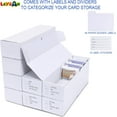 thumbnail image 4 of Trading-Card Storage Box, 8-Pack • 1000 Count Corrugated Cardboard Storage Box with dividers & labels for TCG/Magic/Mtg storage and Collection, 14.4 INCH Horizontal, 4 of 4