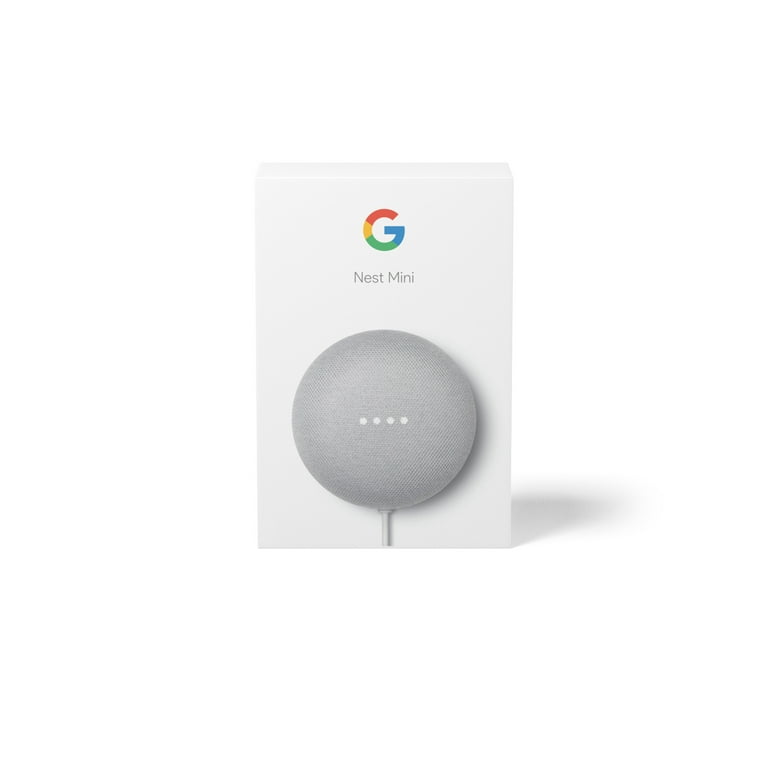 Google Nest Mini (2nd Gen) Google Assistant in Chalk + GE Smart
