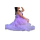 thumbnail image 4 of VISgogo Vestido de tul alto y bajo para mujer, vestido de fiesta de cóctel escalonado de color sólido sin tirantes VISgogo moda, 4 of 5