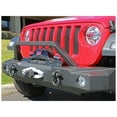 thumbnail image 4 of Rampage by RealTruck Front Trail Guard Bumper for Jeep Wrangler JK | Winch Plate, Steel, Black | 99510 | Compatible with 2007 - 2018 Jeep Wrangler JK, 4 of 4