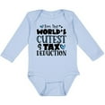 thumbnail image 3 of Inktastic I'm the World's Cutest Tax Deduction Blue Hearts Boys or Girls Long Sleeve Baby Bodysuit, 3 of 5