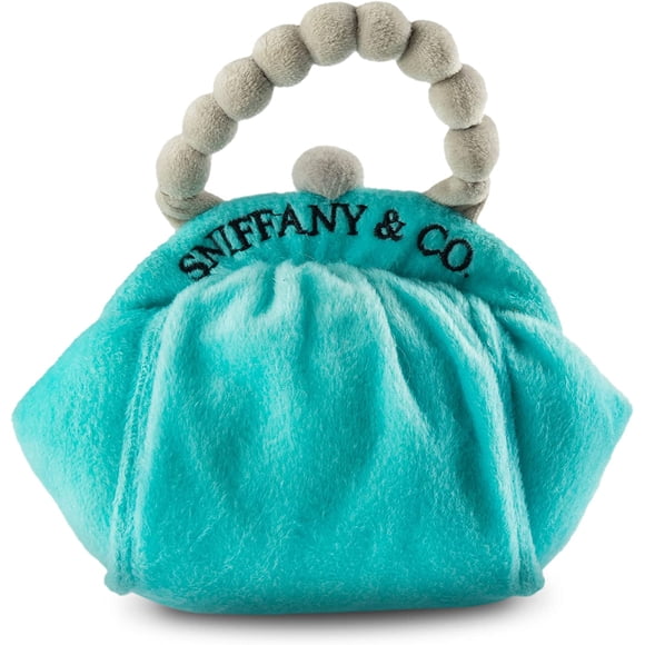 Jinsinto Designs Runway Pup Collection | Unique Squeaky Parody Plush Dog Toys – Haute Couture Purses & Handbags