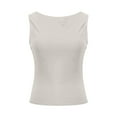 thumbnail image 7 of Ruimatai Women's Tank Top Sleeveless Open Back Blouse Casual Round Neck Solid Summer Top Fashion Comfortable Stretchy Lightweight, 7 of 7