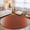 Brick Red, variant on Round Rugs 5Ft, Ombre Brick Red Round Area Rug Washable Indoor Throw Carpet, Solid Color Gradient Minimalist Modern Soft Non Slip Circle Rug for Cabinet Bathroom Home Decor Aesthetic