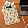 thumbnail image 5 of FORMRS A4 Clipboard Folder with Pen Holder Horizontal Foldable School Office Binder, Beige Sunflower Pattern, 5 of 9