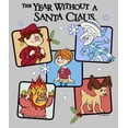 thumbnail image 2 of Junior's The Year Without a Santa Claus Character Panel  Graphic Tee Athletic Heather X Large, 2 of 3