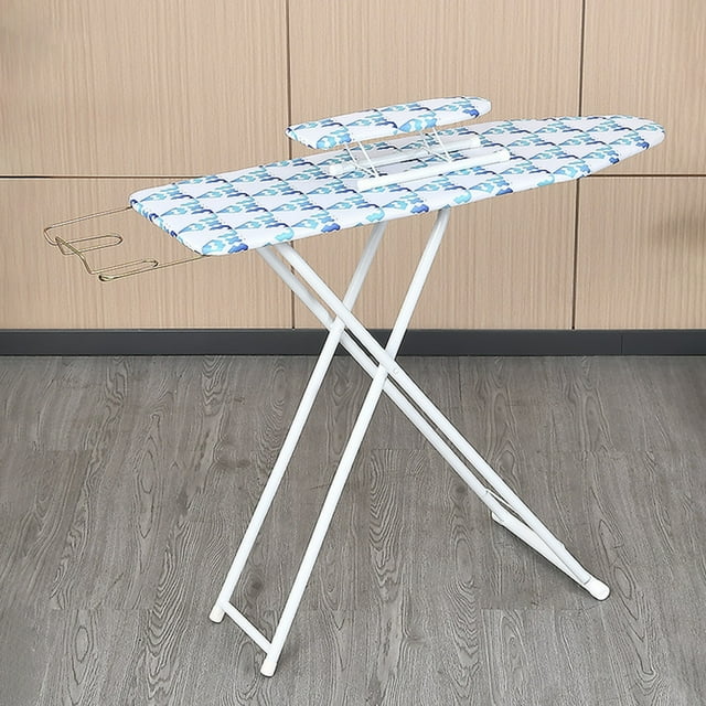 Andvari Full Size Foldable Ironing Board Heat Resistant Cover 42 Inch Extended Household Design